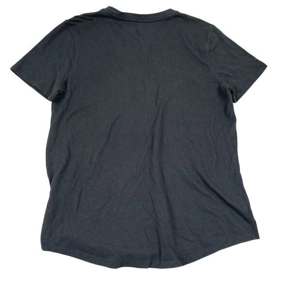 Carhartt Women's T-Shirt L 12/14 Black V-Neck Relaxed Fit Cotton/Polyester - Picture 2 of 9